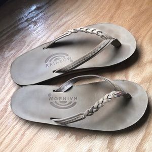 Rainbow “M” sandals